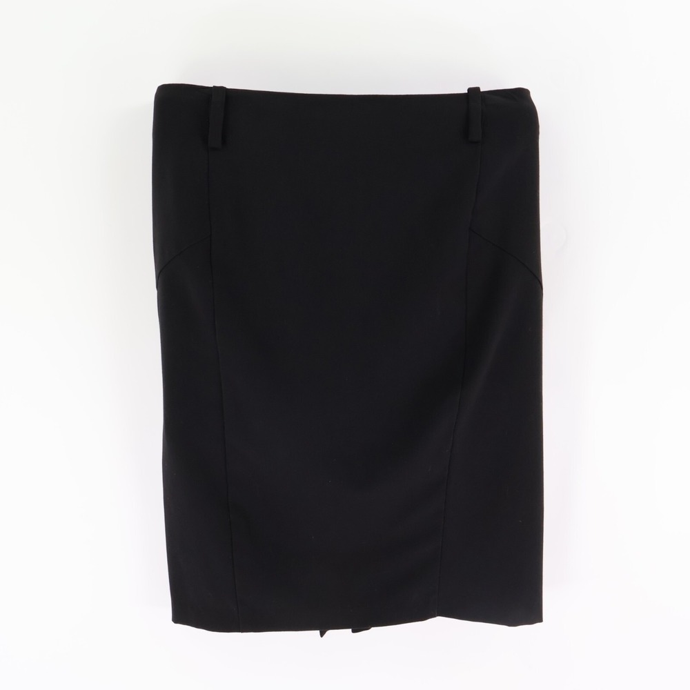 Byer California Skirt Straight Knee Length Junior Women Size 11 Black Poly Blend